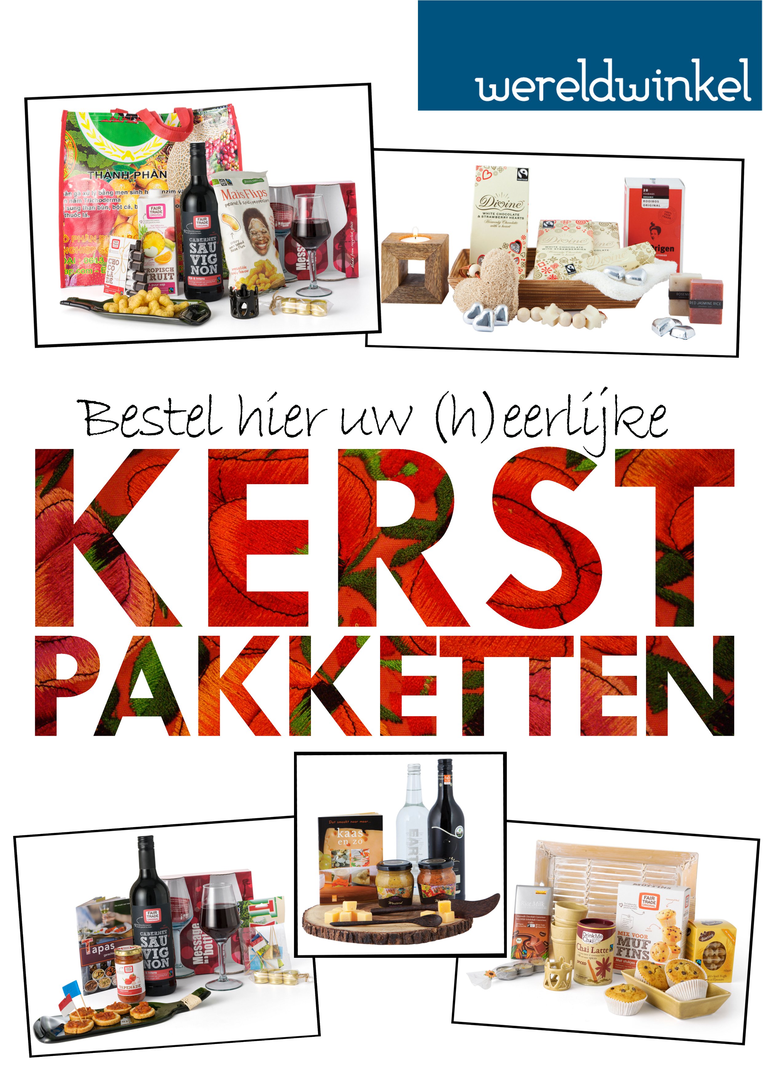 Kerstpakketten feestpakketten Wereldwinkel Leek